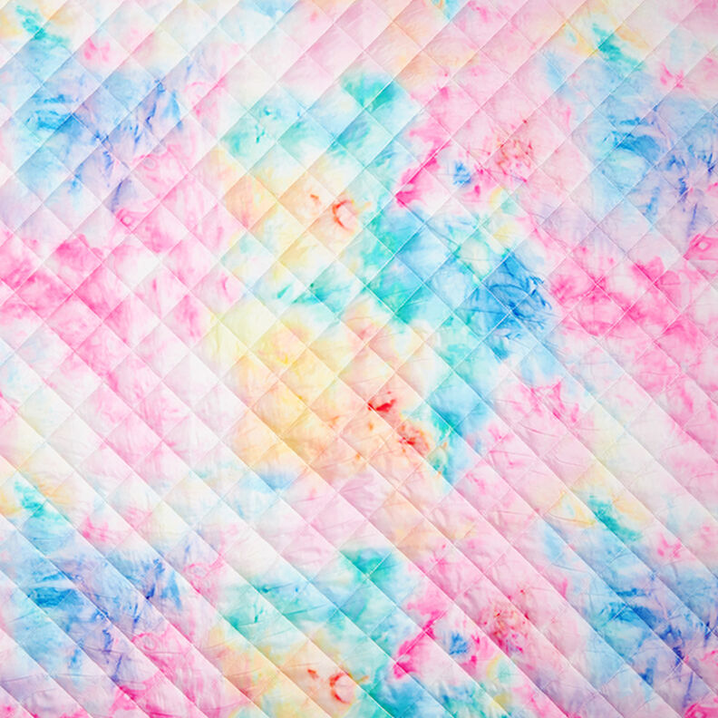 tessuto trapuntato Sfumatura arcobaleno – bianco/mix di colori,  image number 1