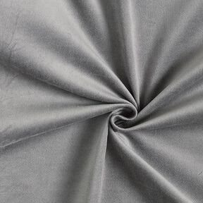 velluto stretch Velluto a coste fini tinta unita – grigio, 