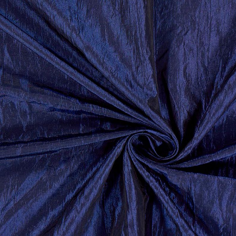 taffettà effetto stropicciato – blu marino,  image number 1