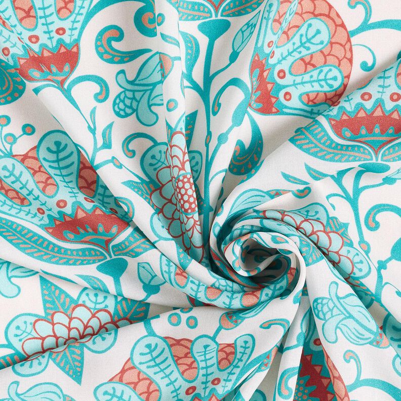 viscosa voile Fiori di Ibiza – beige chiaro, image number 3
