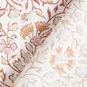 tessuto in cotone cretonne Delicato motivo floreale – bianco/cannella,  thumbnail number 4