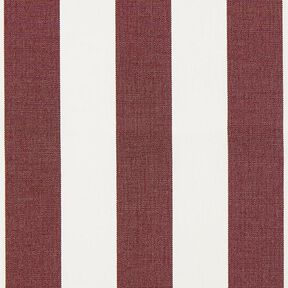 Tessuto per tende da sole righe Toldo – bianco/rosso Bordeaux, 