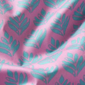 cotone rivestito Soggetti astratti – rosa/azzurro, 