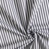 popeline di cotone Righe sottili – grigio ardesia/bianco,  thumbnail number 3