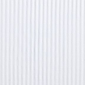 jersey a coste Tessuto a modello unico – bianco, 