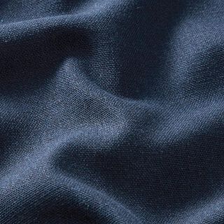misto lino viscosa tinta unita – blu marino, 
