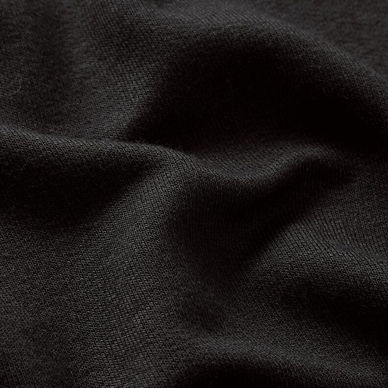 LENZING™ ECOVERO™ French Terry leggero – nero,  image number 2