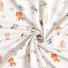 GOTS jersey di cotone Cuccioli di animali della giungla stampa digitale – bianco lana,  thumbnail number 3