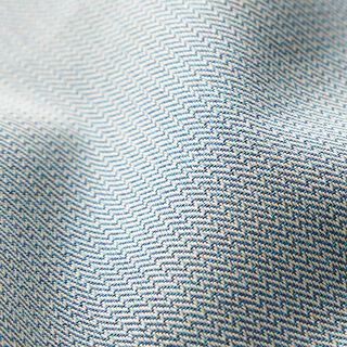 tessuto jacquard da esterni piccolo motivo zig-zag – blu marino, 