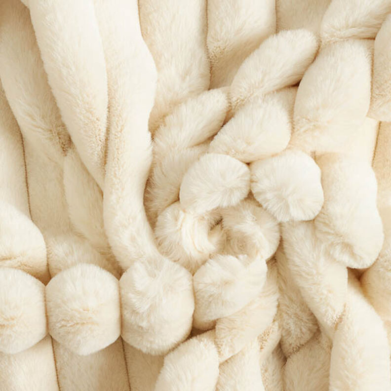 tessuto da tappezzeria soffice tessuto a coste – bianco lana,  image number 1