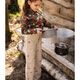 velluto a costine Fiorellini sparsi | by Poppy – sabbia,  thumbnail number 5