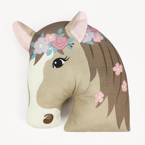 HORSE LOVE Cut & Sew, taglio di tessuto in cotone con cavalli [ 80 x 155 cm ] | Kullaloo,  image number 9