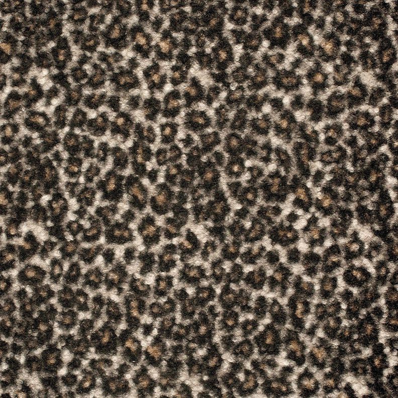 Maglia Bouclé Leopardata – nero/marrone capriolo, image number 1