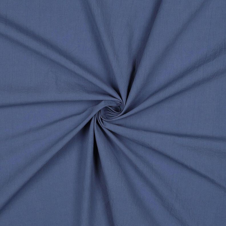 tessuto in cotone Krinkel pre-lavato – colore blu jeans, image number 1