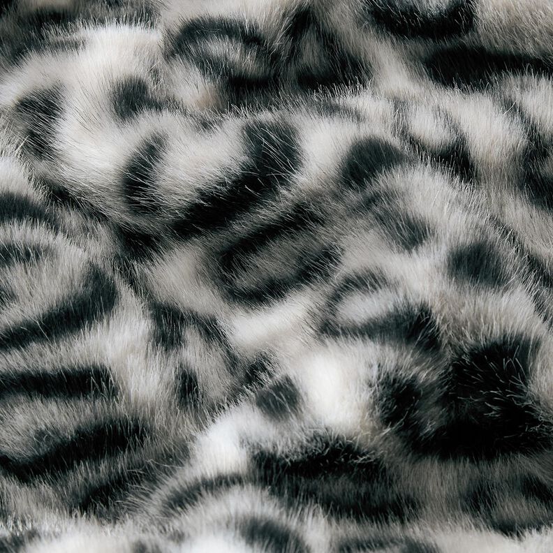 ecopelliccia leopardo delle nevi – argento/antracite,  image number 6