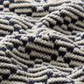 Cotone lavorato a maglia grossa con rombi – bianco/blu marino,  thumbnail number 2