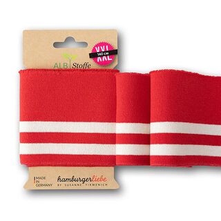 GOTS tessuto in maglia bio per bordi e polsini CUFF ME COLLEGE [140 cm | 7,5 cm] | Albstoffe, 