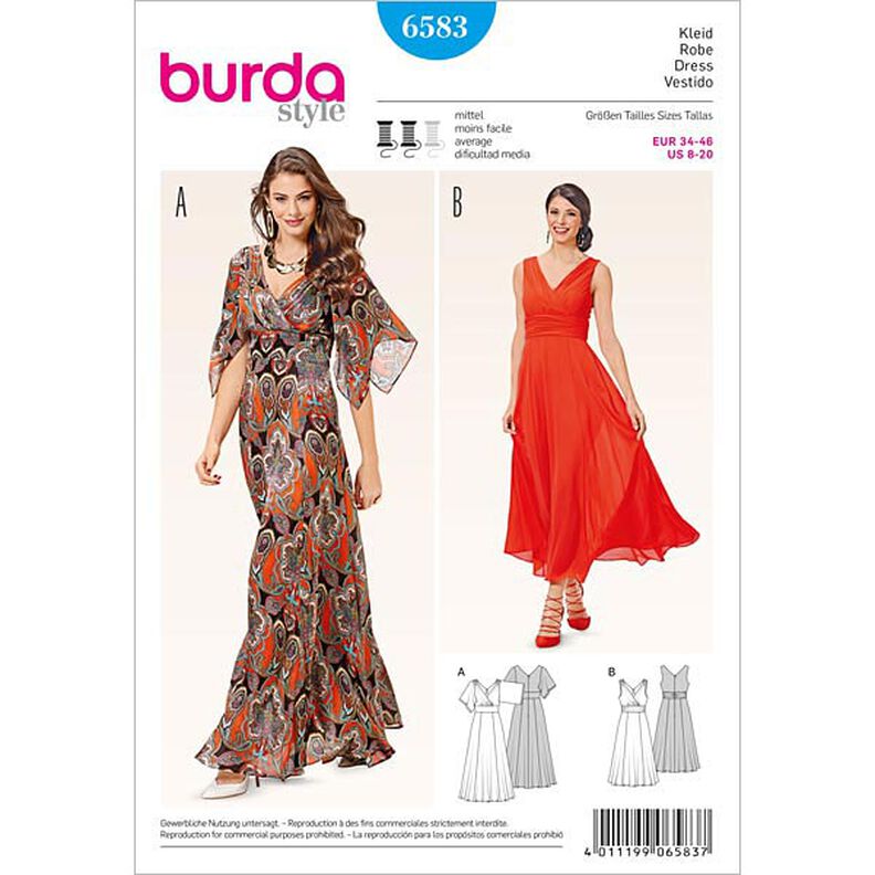 abito, Burda 6583,  image number 1