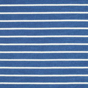 Maglia in spugna righe – blu brillante/avorio, 