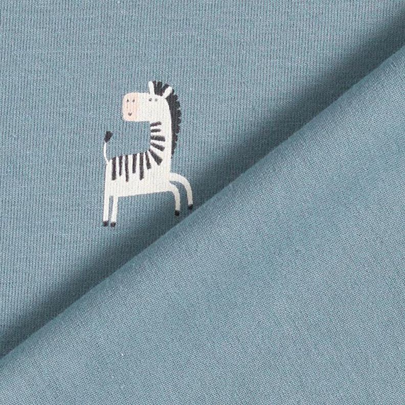 jersey di cotone zebra divertente – grigio blu,  image number 4
