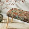 tessuto arredo gobelin Paisley astratto – beige chiaro/rosso carminio,  thumbnail number 5