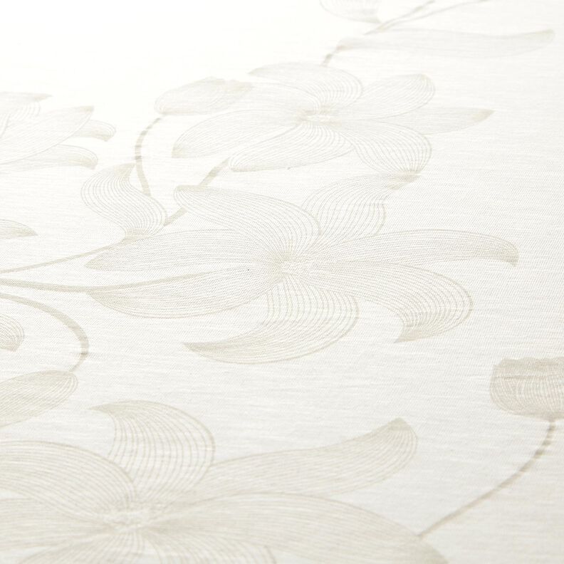 jersey di cotone Tulipani – bianco lana, image number 5