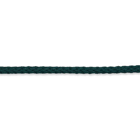 Cordoncino in cotone [Ø 5 mm] – verde scuro, 