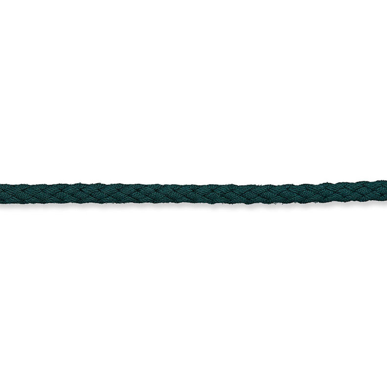 Cordoncino in cotone [Ø 5 mm] – verde scuro,  image number 2