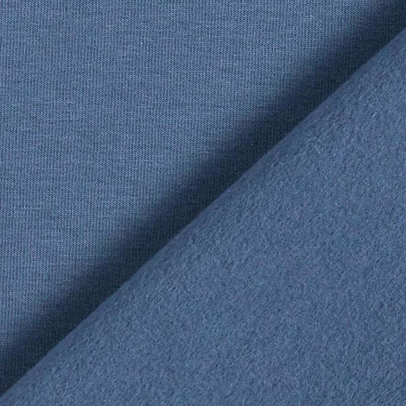 felpa di cotone leggera tinta unita – colore blu jeans, image number 5