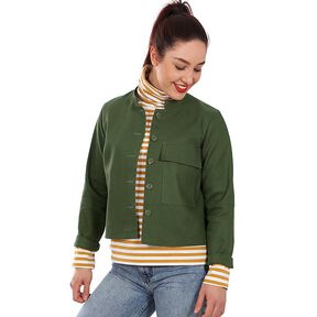 FRAU CLEO Giacca corta con collo alto e grande tasca applicata | Studio Schnittreif | XS-XXL, 