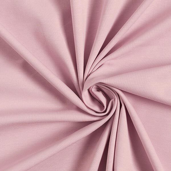 jersey di cotone medio tinta unita – rosa anticato,  image number 1