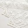 tessuto in pizzo con paillettes e bordo a smerlo – bianco,  thumbnail number 5