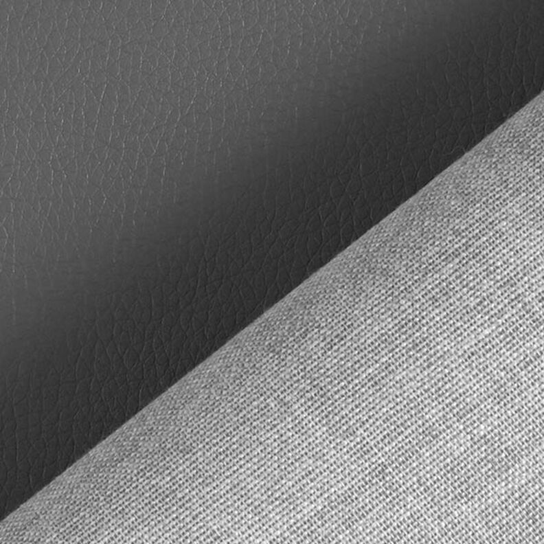 tessuto da tappezzeria similpelle aspetto naturale – grigio scuro,  image number 3