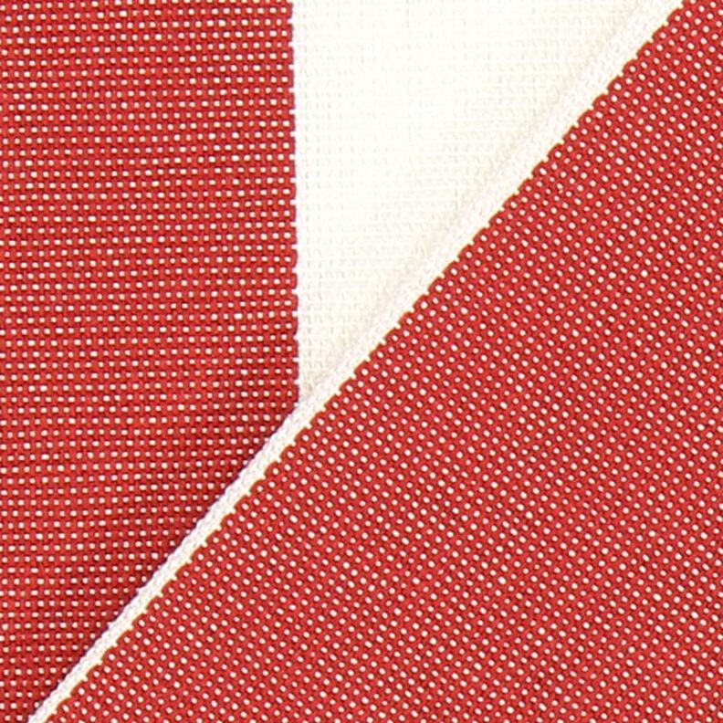Tessuto per tende da sole righe Toldo – bianco/rosso carminio,  image number 3