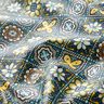 cotone rivestito Piastrelle artistiche – petrolio/giallo,  thumbnail number 3