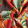 tessuto in cotone cretonne Fiori folcloristici – rosso carminio/petrolio,  thumbnail number 3