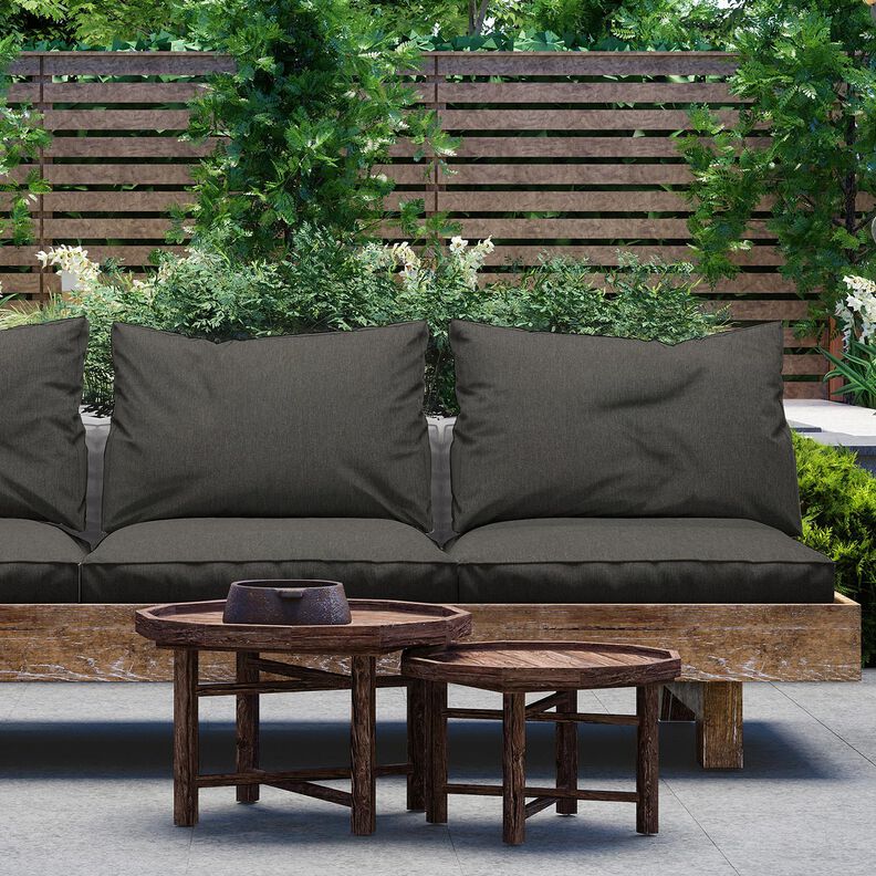 tessuti da esterni tessuti canvas mélange 320 cm – grigio scuro,  image number 5
