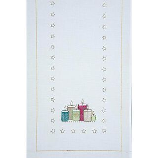 Set da ricamo runner candele | Rico Design, 