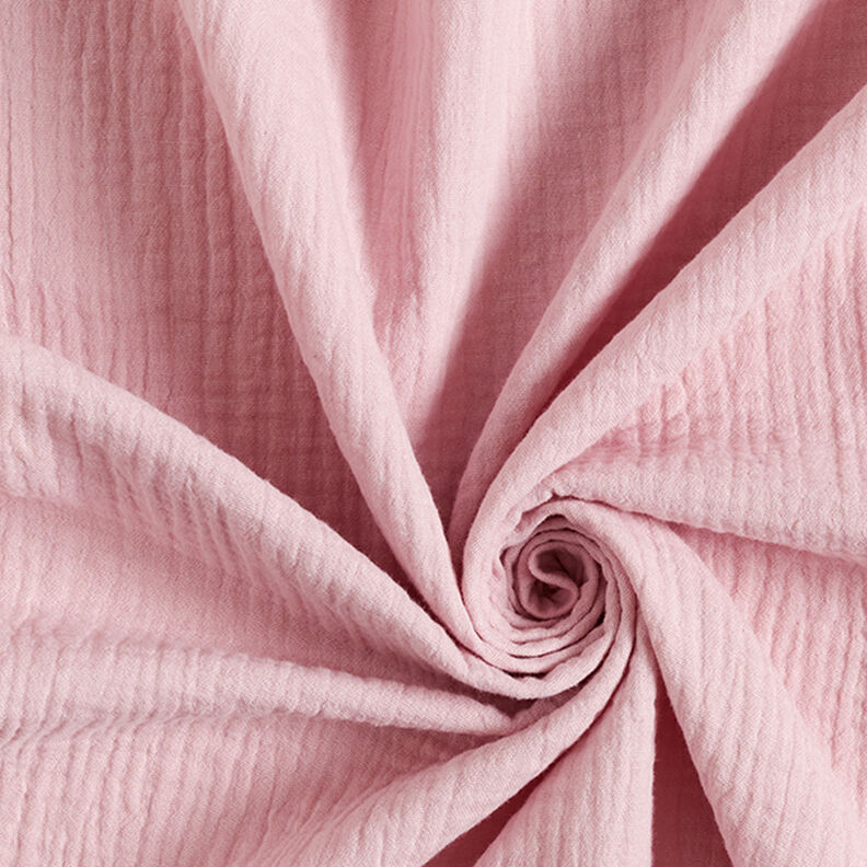 mussolina / tessuto doppio increspato – rosa anticato,  image number 1