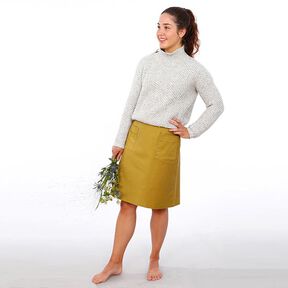 FRAU INA - gonna semplice con tasche applicate, Studio Schnittreif | XS - XXL, 