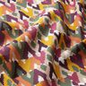 tessuto in cotone cretonne Stampa etnica – bacca/senape,  thumbnail number 2