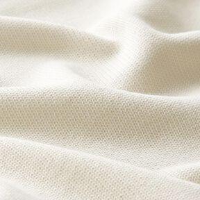 tessuto in maglia di cotone – crema, 