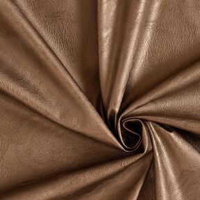 stretch similpelle Metallico – cannella, 