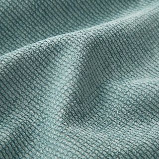 tessuto da tappezzeria effetto velluto a coste, onde – menta, 