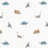 GOTS jersey di cotone Dinosauri contenti stampa digitale – avorio,  thumbnail number 1