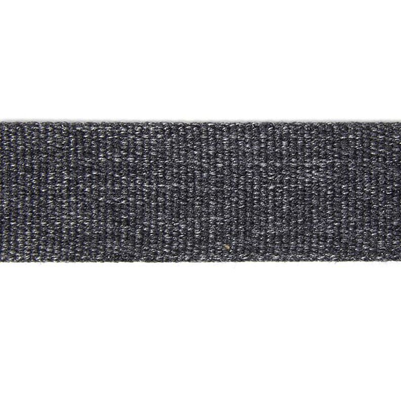 Nastro gros-grain per borse basic melange - grigio scuro,  image number 1