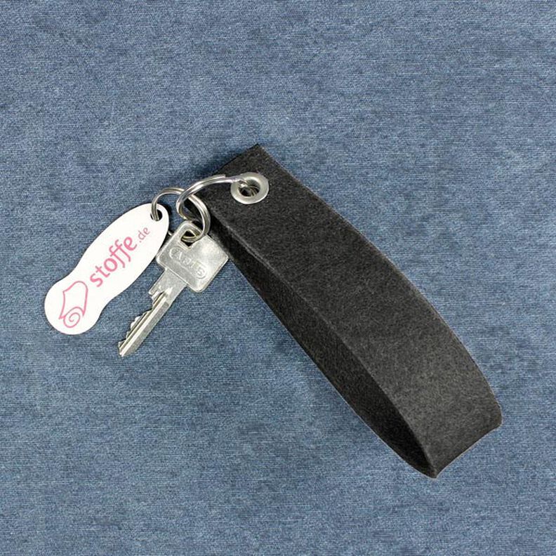 Feltro 45 cm / 4 mm di spessore – nero,  image number 4
