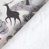 felpa garzata Animali della foresta astratti stampa digitale – grigio nebbia,  thumbnail number 5