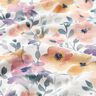GOTS jersey di cotone prato di fiori acquerello stampa digitale – avorio,  thumbnail number 2