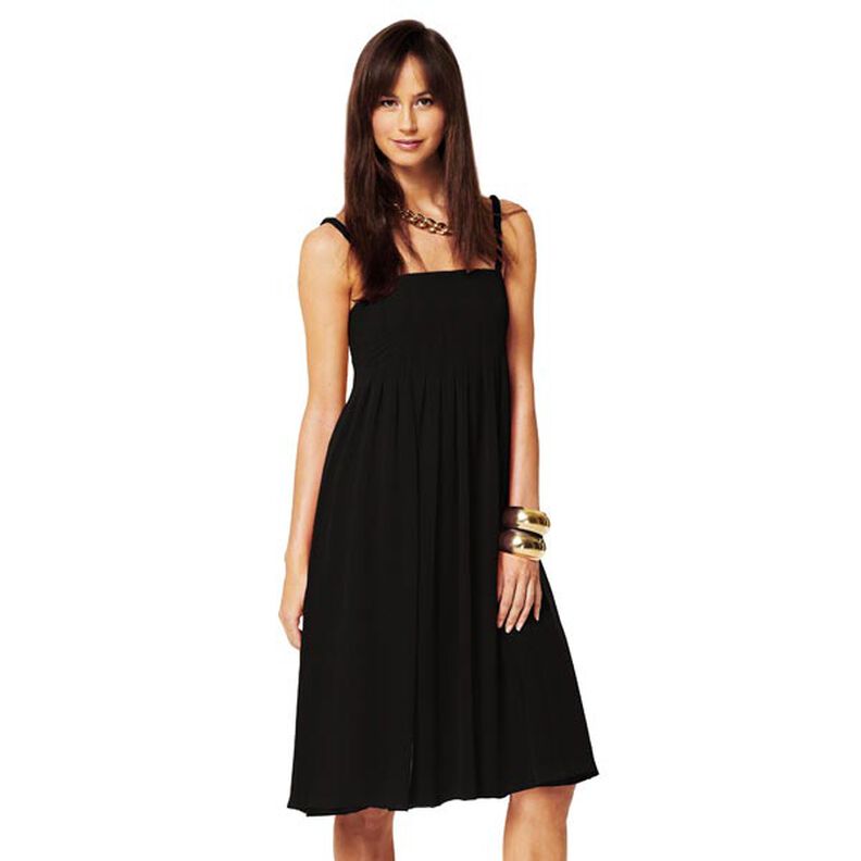 jersey di viscosa leggero – marrone scuro,  image number 3